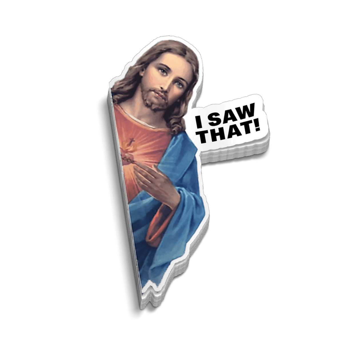 I Saw That Hard Hat Decal