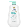 Dove Body Wash with Pump Sensitive Skin For 24hr Lotion-Soft Skin Moisturizing Skin Cleanser Gentle Hypoallergenic Formula with No Sulfates No Parabens 30.6 oz
