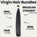 Brazilian Straight 100% Human Hair Bundles