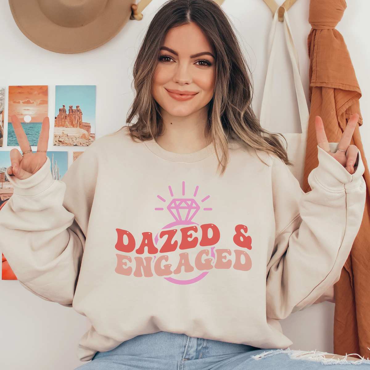 Dazed & Engaged Soft Color Ready To Press DTF Transfers, DTF Hot Peel