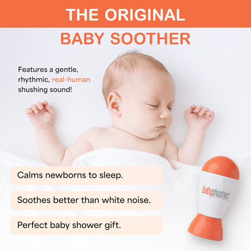 Baby Shusher Sound Machine – Real Human Shushing Sound for Newborn Sleep & Soothing